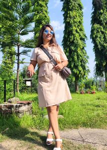 Branded One Piece With Belt