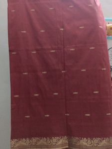 MAROON BANARASI SILK
