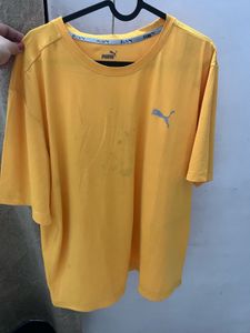 Bright Yellow Xl Puma Tshirt