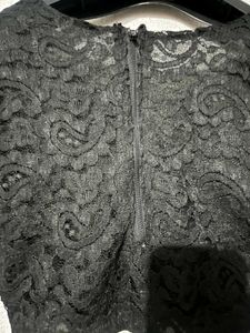 Elegant Black Lace Blouse