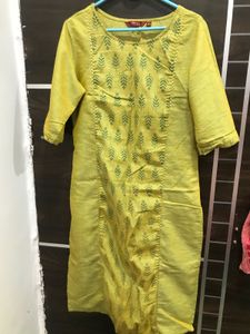 Green Kurta Set