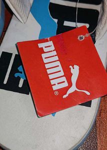 Puma White Flip Flops