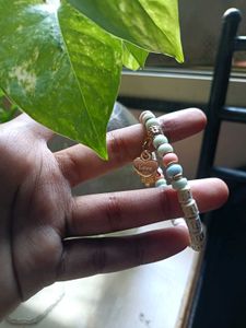 Beaded Charm Bracelets (Set of 2)