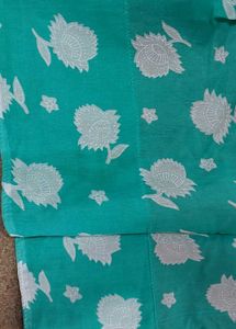 Floral Cotton Blend Saree