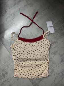 Floral Halter Crop Top
