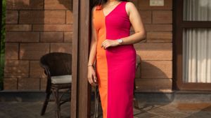 Beautiful Double Color Dress