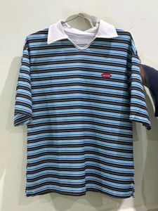 Striped Polo T-Shirt