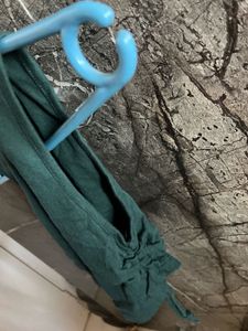 Green Crop Top