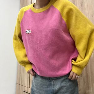 Pink &amp; Yellow Pullover
