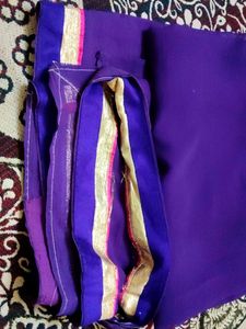 Purple Embellished Fabric