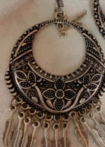 Oxidised Jhumka Earring