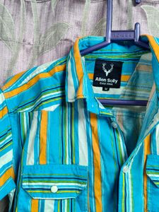 Striped Allen Solly Shirt