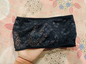 Padded Lace Tube Bra