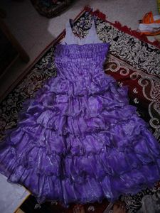 Purple Dress with Top