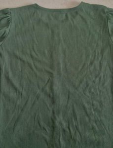 Bottle Green Botton-Up Top