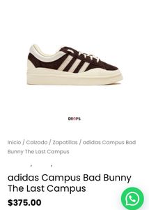 ADIDAS X BAD BUNNY UNISEX "THE LAST CAMPUS" SHOES