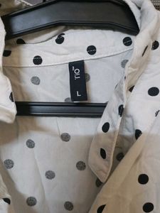 Polka Dot Shirt Dress