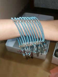 Boho Blue Bangle