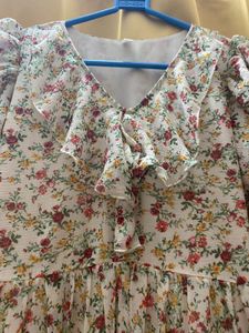 🤍Floral Print Midi Dress🤍