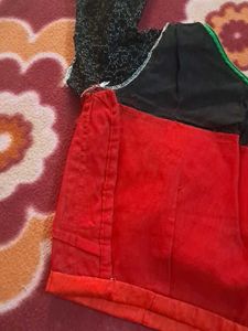 Pore Chiffon  Saree With  Blouse