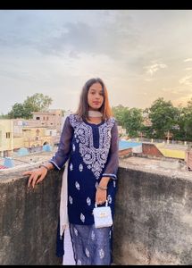 Chikankari Kurta And Plazoo