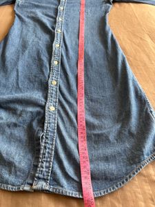 Polo Ralph Lauren White Pony Denim Shirt Dress ✨