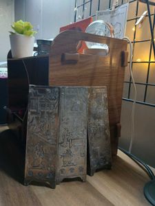 Vintage Carved Screen Pack Of 3