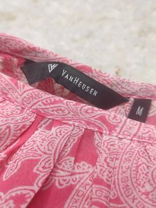 Van Heusen Pink Floral Print Top