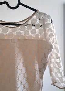 Straight Kurta (Cream)