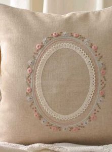 Hand Embroidered Cushion Cover