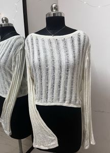 H&M Flared Sleeve Top
