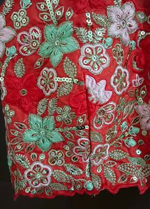 Red Indo Western Dress