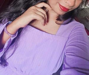 Lavender Top with Bracelet