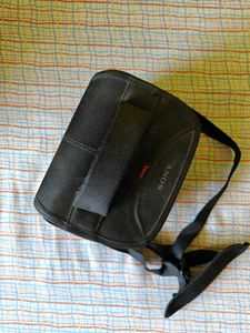 Orange-Lined Camera/Utility Bag