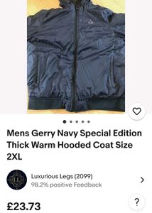 Gerry Navy Special Edition Thick Warm Hoddie