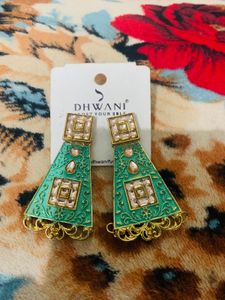 Dhwani Green Earrings