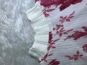 Floral Top with Lace Detail