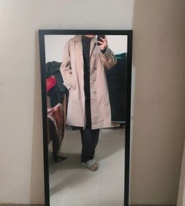 Korean Style Khaki Trench Overcoat