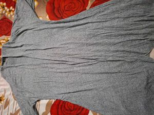 Gray Open Front Cardigan/ shrug