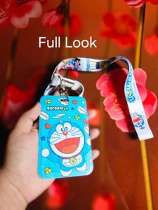 Doraemon ID Badge Holder with Lanyard