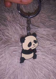 Adorable Panda Keychain Charm 🐼🤍