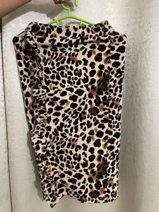 Leopard Print Skirt