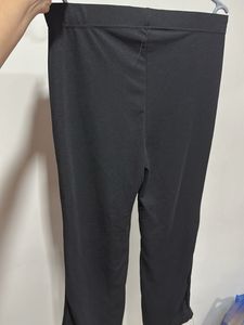 Black Straight Leg Trousers