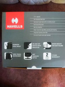 Havells Electric Kettle 1.5 Ltr#absolutely New