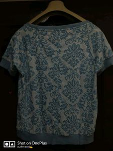 Floral Jacquard Sweatshirt