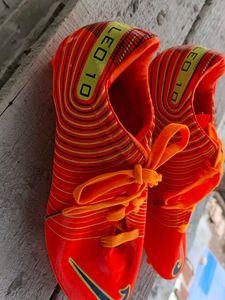 Orange  Soccer Cleats