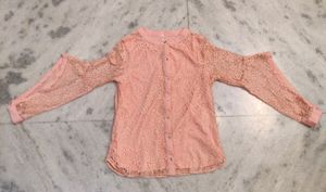 Latin Quarters Baby pink Lays Shirt Top