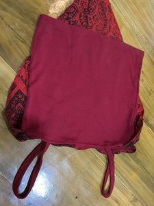 Korean Red Crop Top