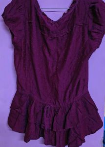 Y2k Purple Top