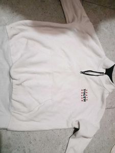 White Pullover Sweatshirt